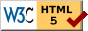 W3C HTML 5 compliant